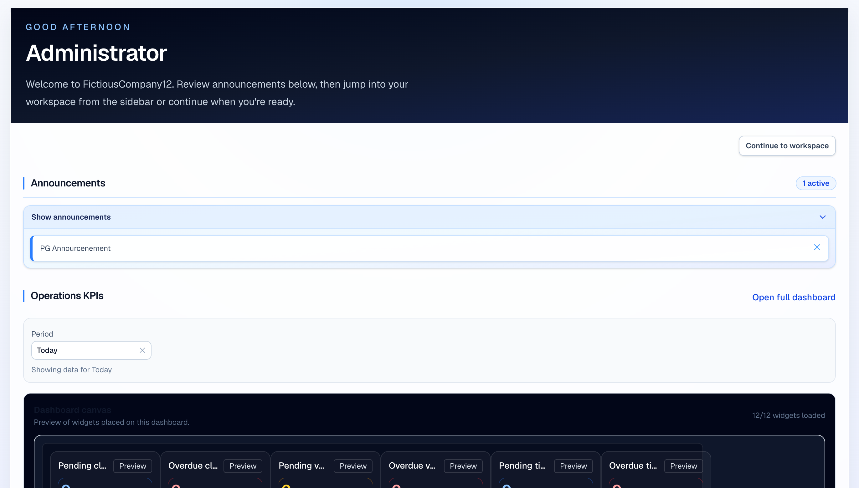 Build a dashboard