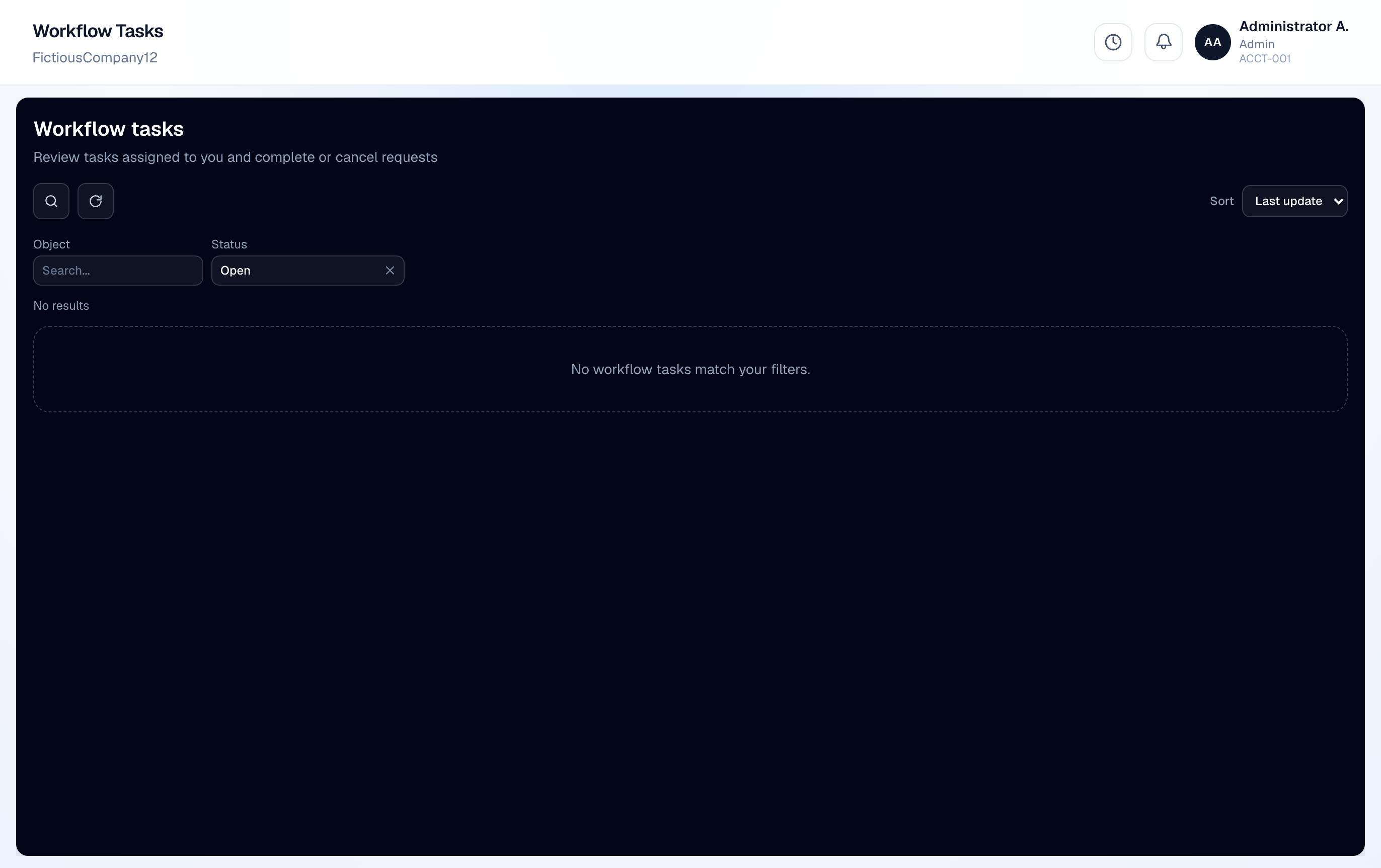 Complete a workflow task